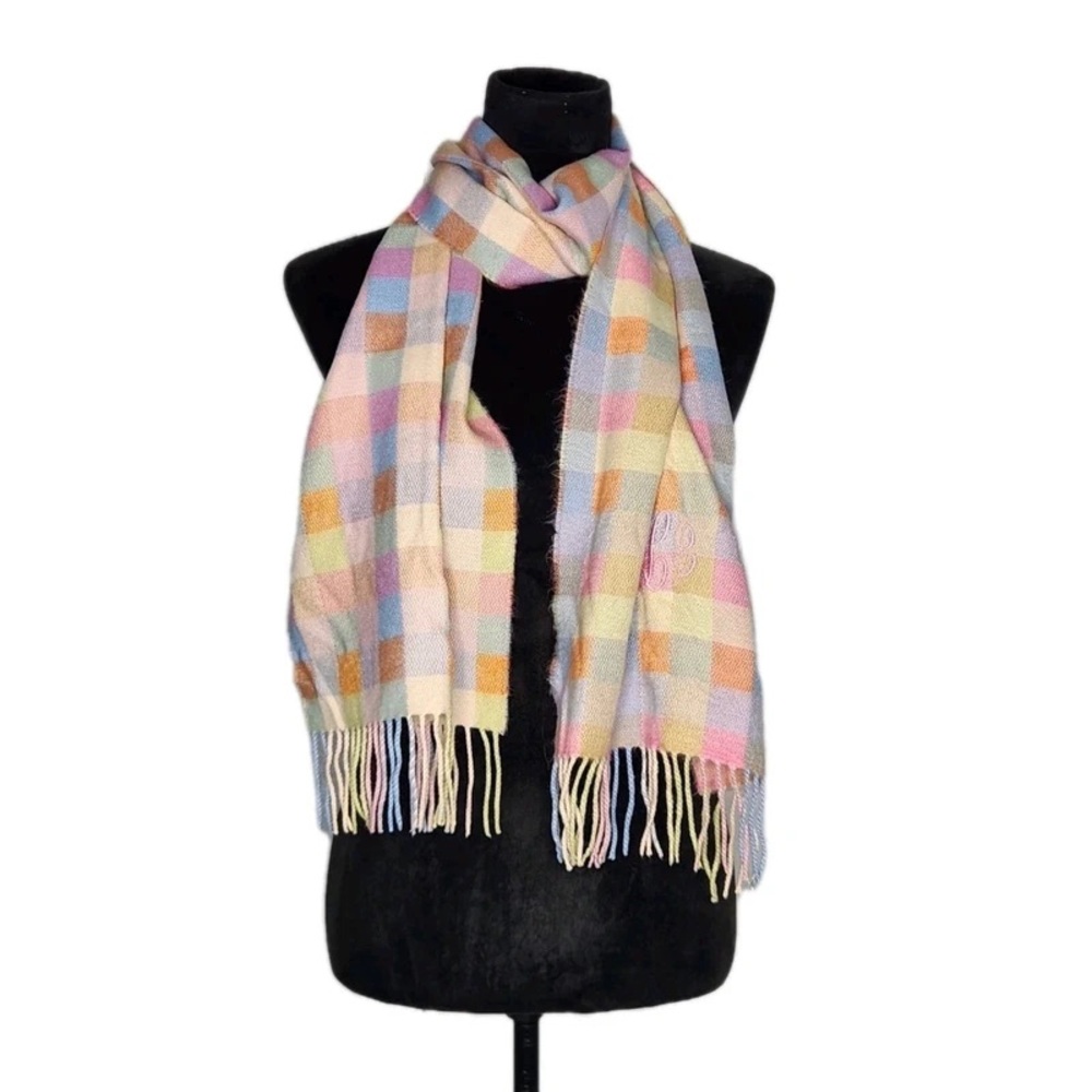 Colorful Checkered Women's Scarf